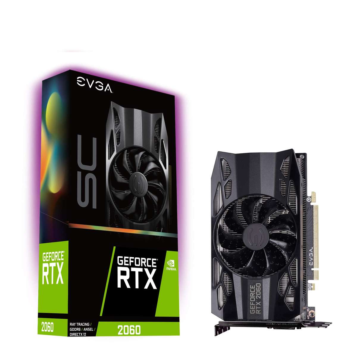Evga Rtx 2060 6G SC - Gaming Graphics Card - Good Condition - Original Packaging - Warranty