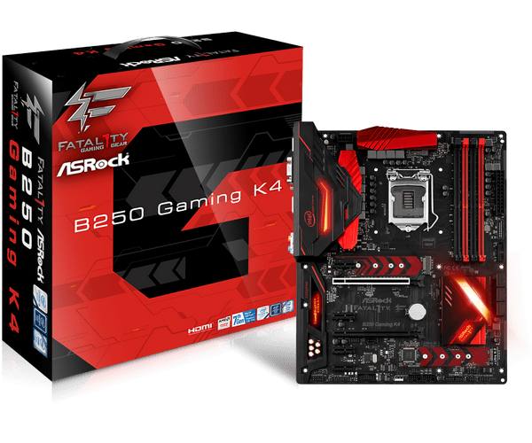 ASROCK B250 GAMING K4  ** GAMING MOTHERBOARD ** GOOD CONDITION ** WARRANTY **