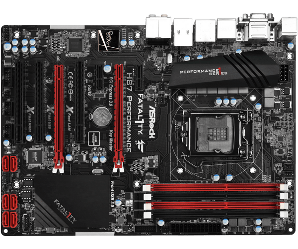 ASROCK FATAL1TY H87 PERFORMANCE SERIES ** GAMING MOTHERBOARD ** GOOD CONDITION ** WARRANTY **