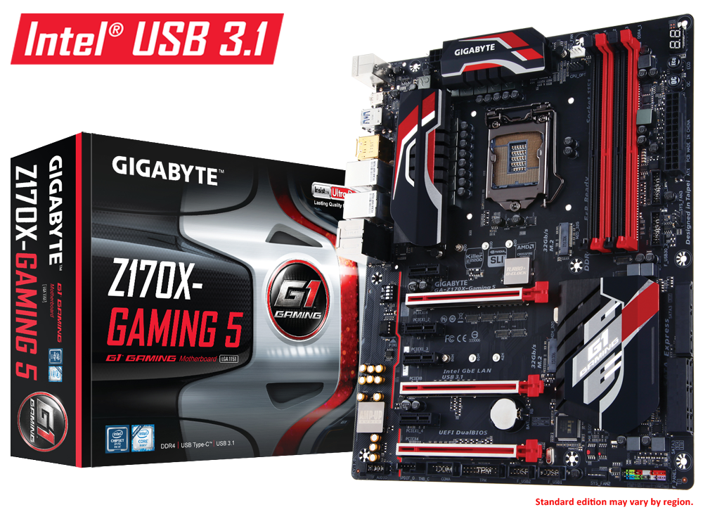 GIGABYTE GA-Z170X GAMING 5 ** GAMING MOTHERBOARD ** GOOD CONDITION ** WARRANTY **