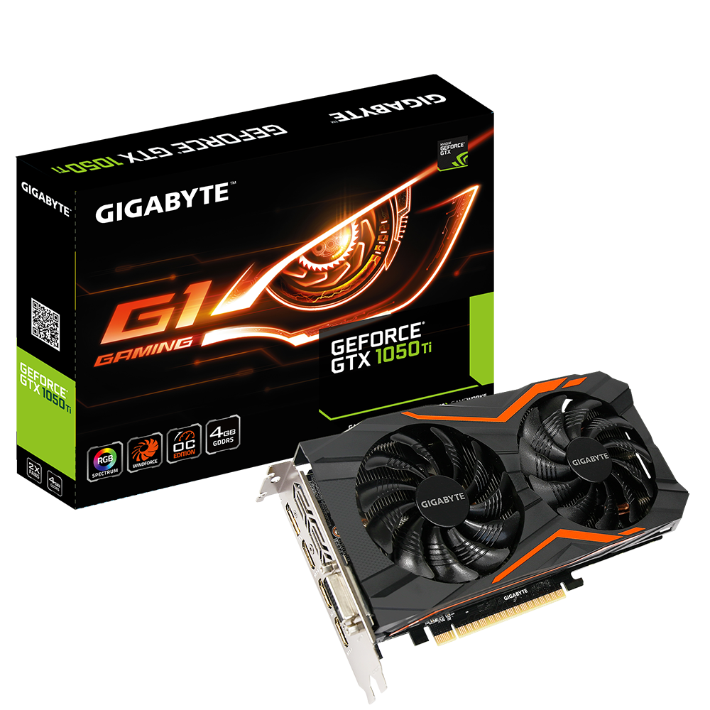 Gigabyte Gtx 1050TI 4G Gaming OC - Gaming Graphics Card - Good Condition - Warranty