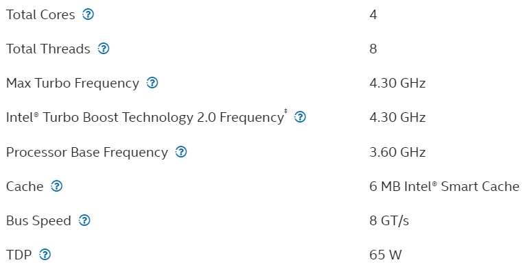 INTEL I3 10100F CPU ** DESKTOP PROCESSOR ** GOOD CONDITION ** WARRANTY **
