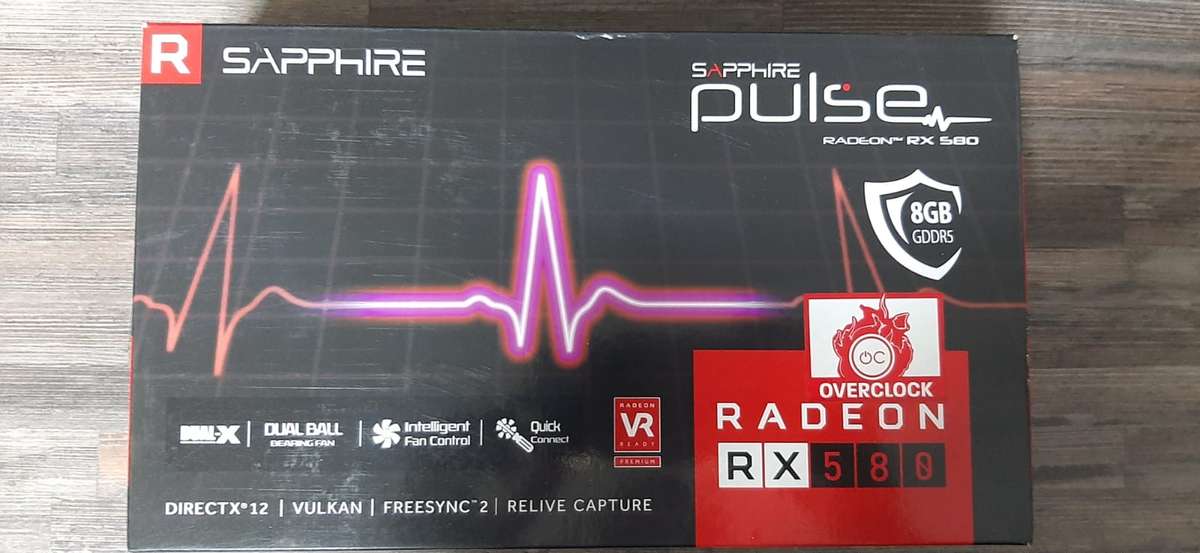 SAPPHIRE PULSE RX580 8G ** GAMING GRAPHICS CARD ** ** EXCELLENT CONDITION ** WARRANTY **