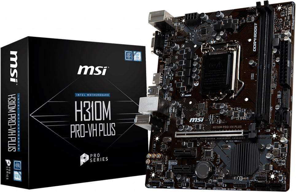 Msi H310M Pro - VH Plus - Gaming Motherboard - Good Condition  - Warranty