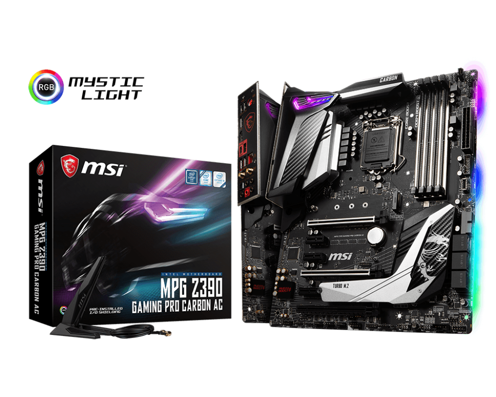 MSI MPG Z390 GAMING PRO CARBON AC ** GAMING MOTHERBOARD ** GOOD CONDITION ** WARRANTY **