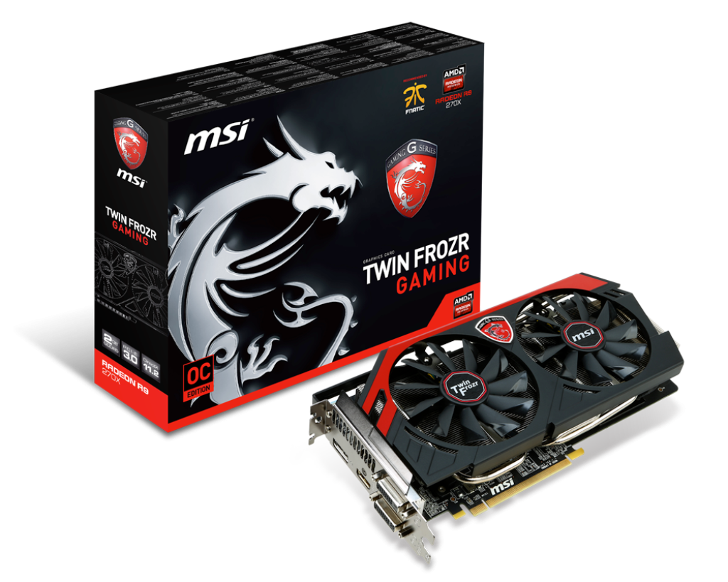 MSI R9 270X 2GB TWIN FROZR GAMING ** GAMING GRAPHICS CARD * *GOOD CONDITION ** WARRANTY **