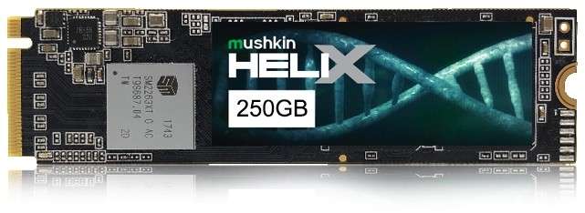 MUSHKIN HELIX NVMe SSD ** 250GB ** EXCELLENT CONDITION ** WARRANTY **