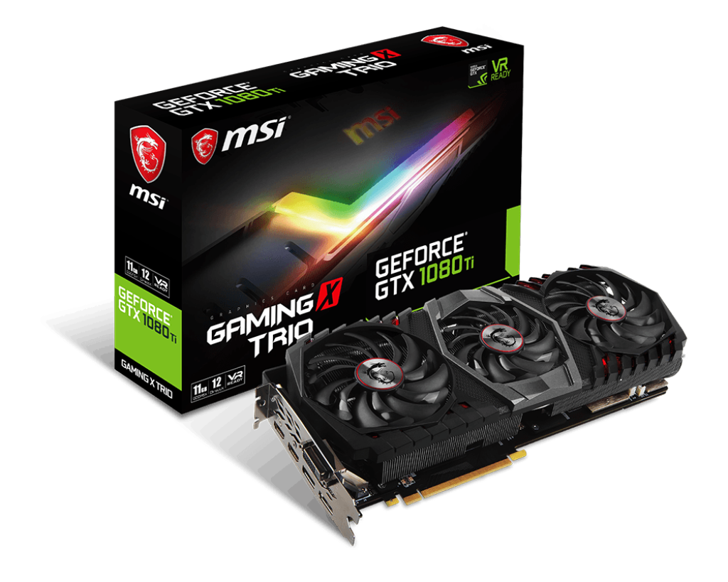 Msi Gtx 1080TI 11G Gaming X Trio - Gaming Graphics Card - Good Condition - Warranty