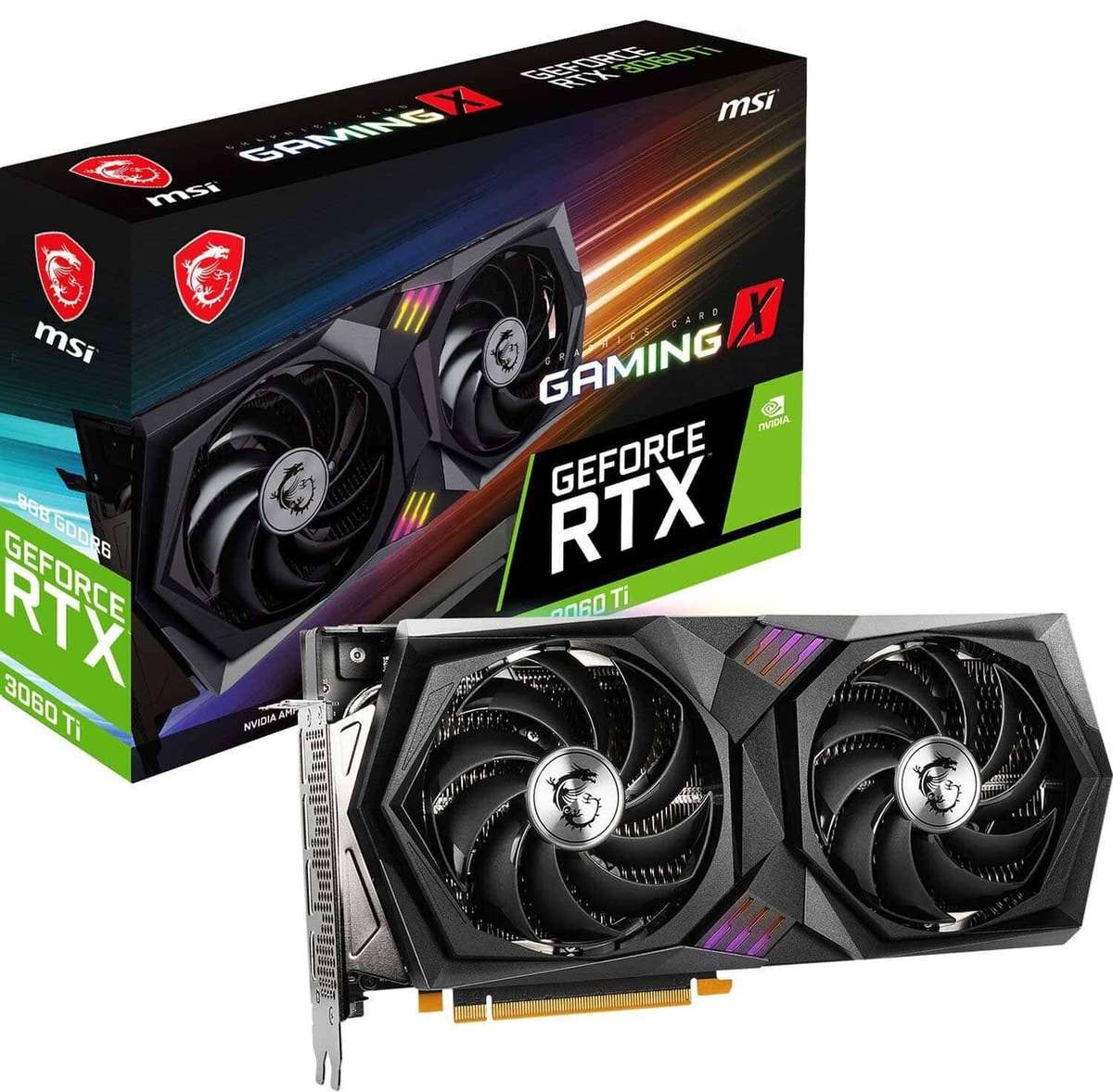 Msi Rtx 3060TI 8G Gaming X - Gaming Graphics Card - Good Condition - Warranty