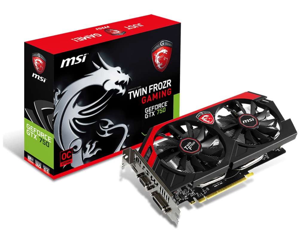 MSI GTX 750TI OC 2GB ** GAMING GRAPHICS CARD ** GOOD CONDITION ** WARRANTY **