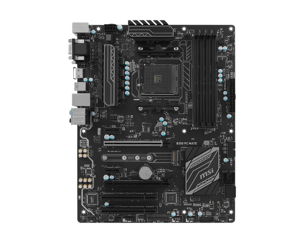 Msi B350 Pc Mate - Gaming Motherboard - Good Condition - Warranty