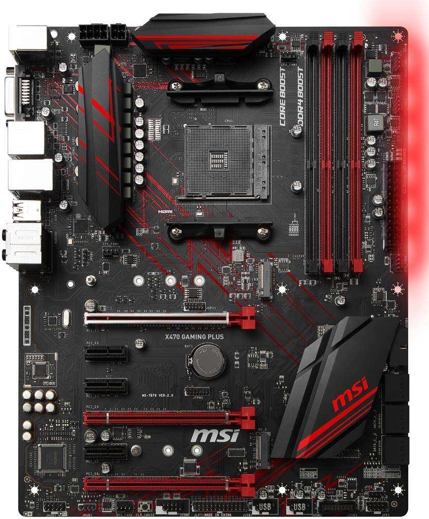 Msi X470 Gaming Plus - Gaming Motherboard - Good Condition - Warranty