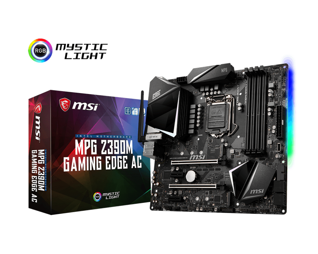 Msi Z390m Mpg Gaming Edge AC - Gaming Motherboard - WiFi - Good Condition - Original Box - Warranty