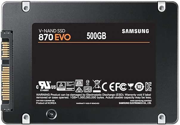 SAMSUNG 870 EVO ** SATA III 2.5''  500GB SSD ** EXCELLENT CONDITION ** WARRANTY **