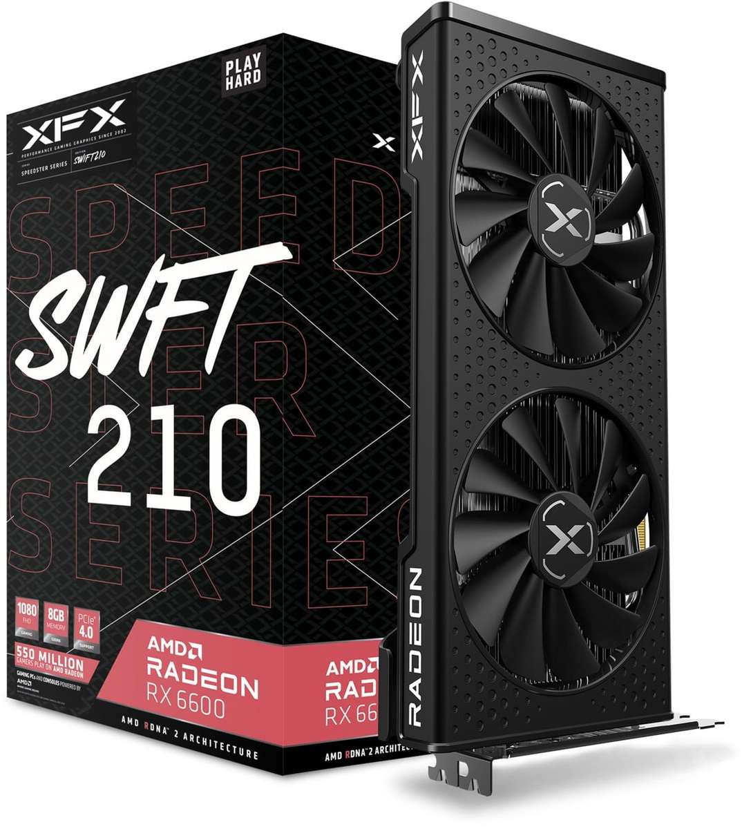 XFX RX 6600 8G SWFT 210 ** GAMING GRAPHICS CARD ** EXCELLENT CONDITION**ORIGINAL PACKAGING**WARRANTY
