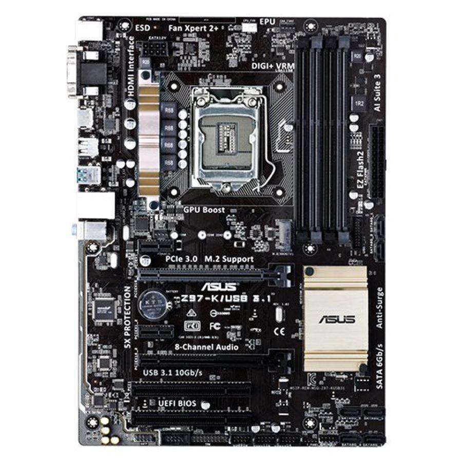 Asus Z97-K/USB 3.1 - Gaming Motherboard - Good Condition - Warranty