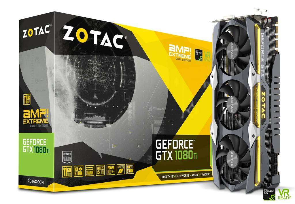 Zotac Gtx 1080TI 11G Amp Extreme - Gaming Graphics Card - Good Condition - Original Box - Warranty