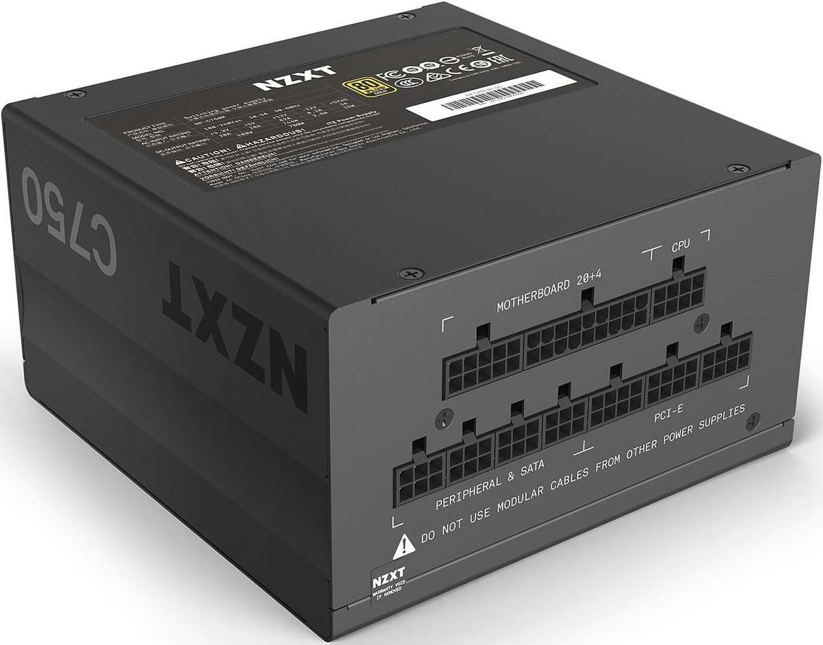 NZXT C750 ** GAMING POWER SUPPLY ** EXCELLENT CONDITION ** WARRANTY **