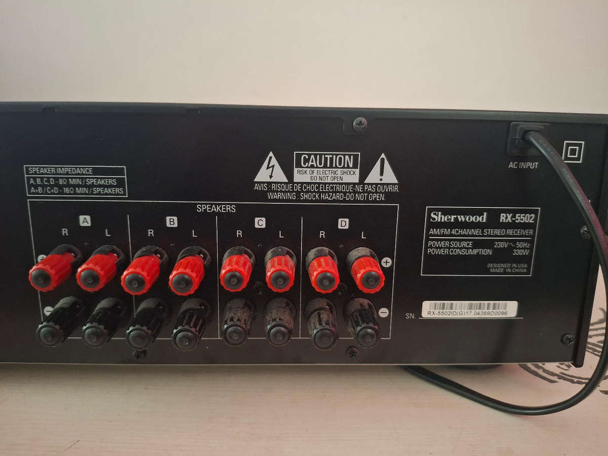 Sherwood AM/FM 4 channel multi Zone Stereo Receiver