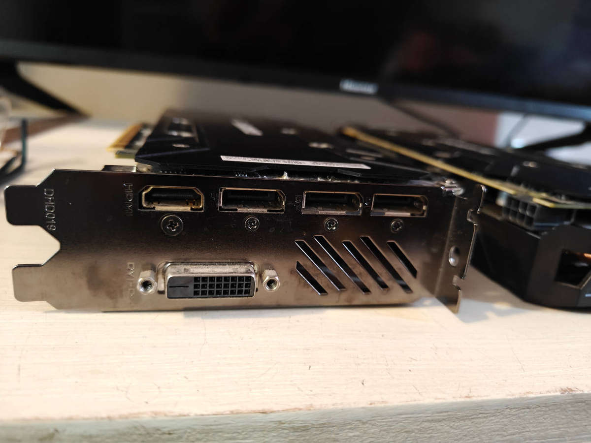 Gigabyte GTX 1070 8GB triple Fan RGB graphics card