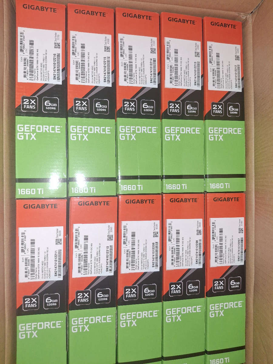 Gigabyte GTX 1660TI 6GB Graphics cards