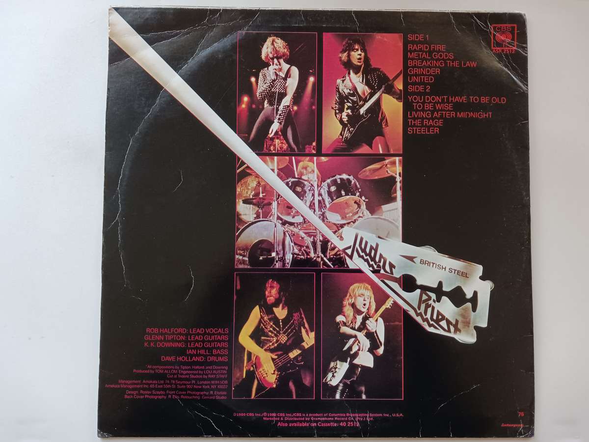 Judas Priest - British Steel  ( scarce 1980 SA released LP )