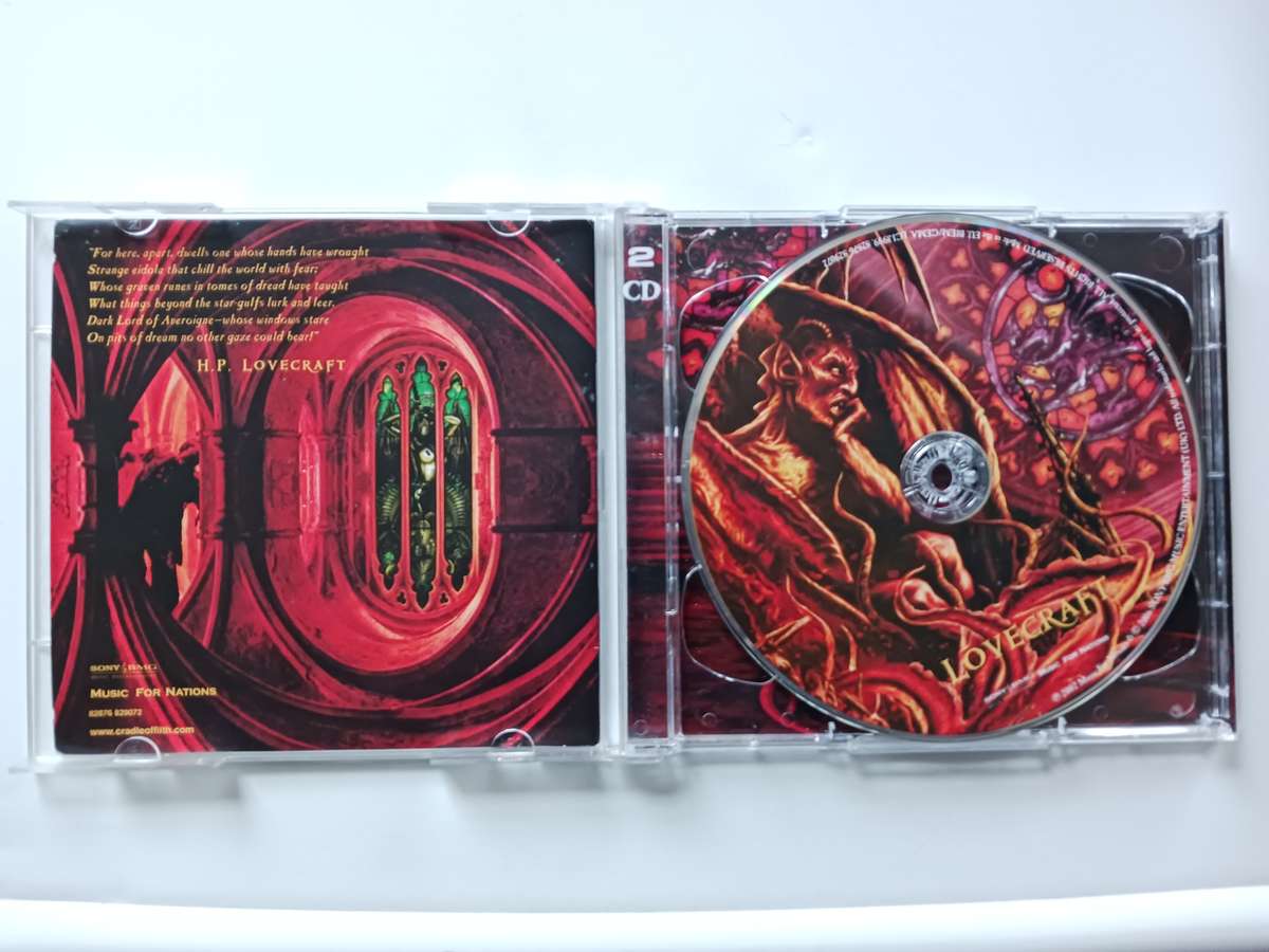 Cradle of Filth - Lovecraft & Witch Hearts ( released in Europe 2006 Death Metal 2 X CD )