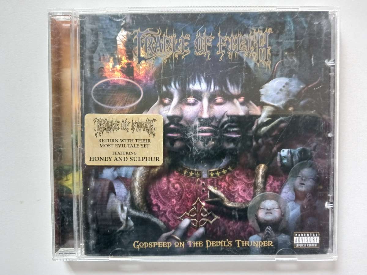 Cradle of Filth -  Godspeed on the Devil's Thunder  ( released in Europe 2008  Metal  CD )