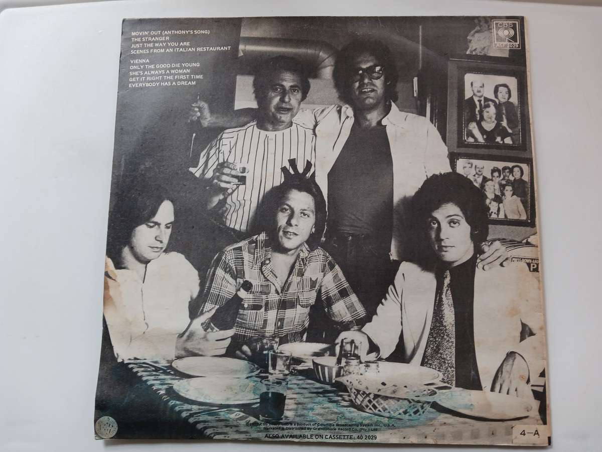Billy Joel - The Stranger  ( scarce 1977 Rhodesia released LP.)