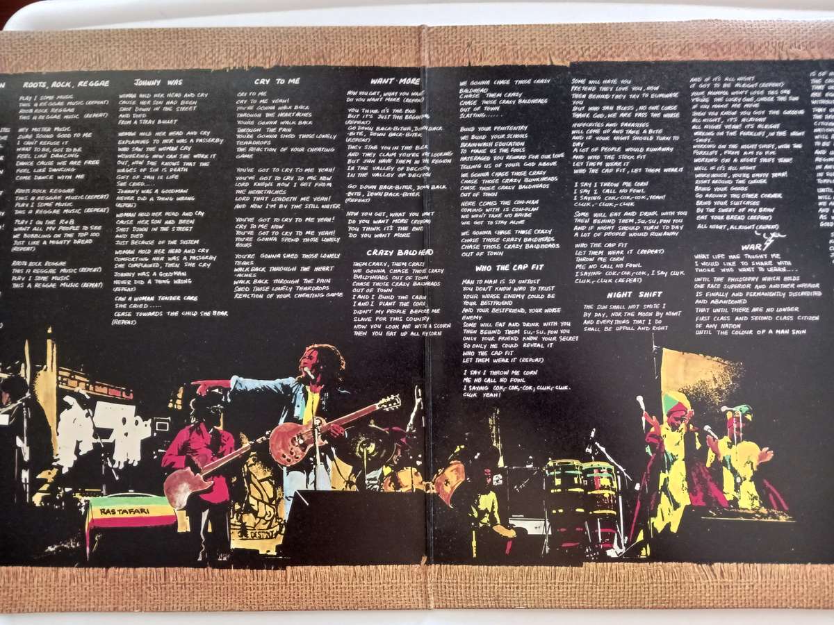 Bob Marley & The Wailers - Rastaman Vibration  ( scarce 1976 UK  released LP NM )