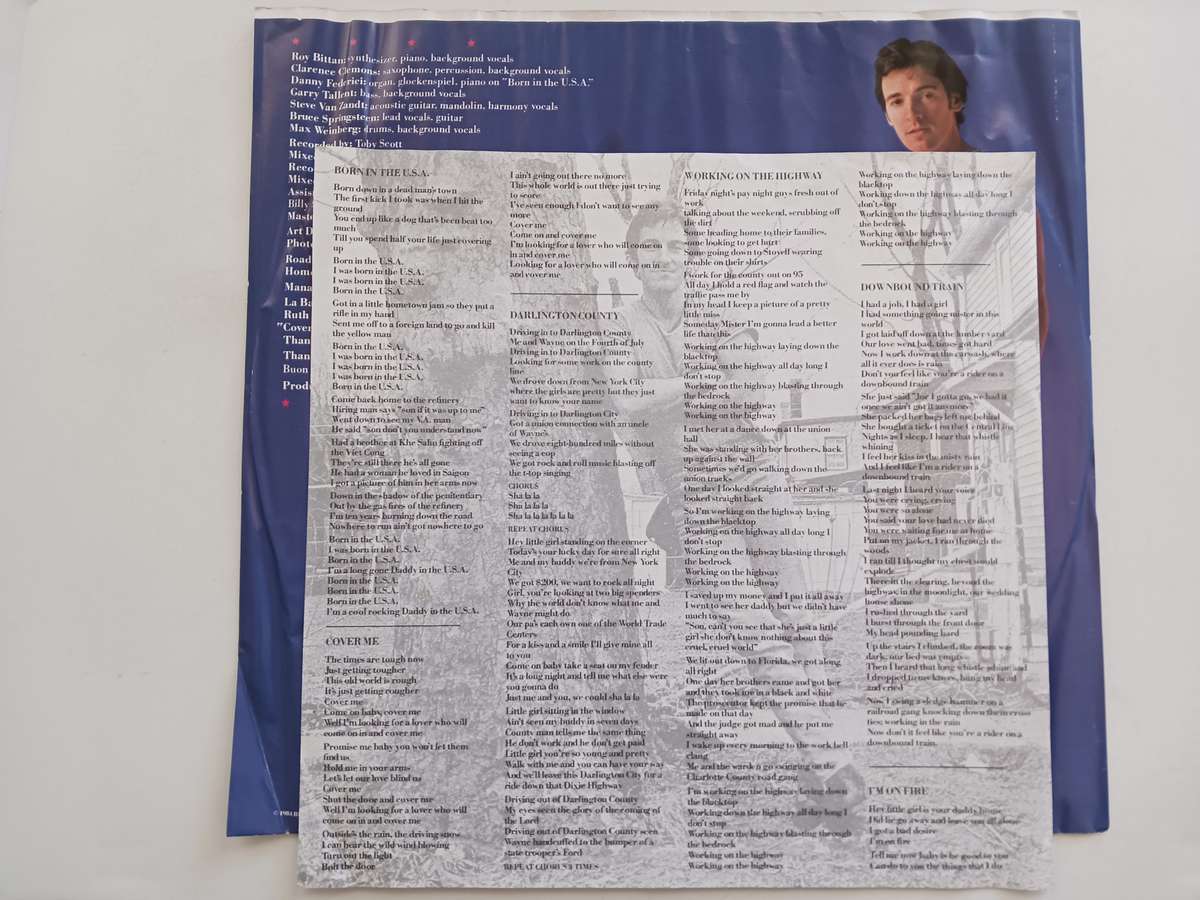 Bruce Springsteen -  Born in the U.S.A.  ( 1984 US Masterdisk pressing   NM LP  )