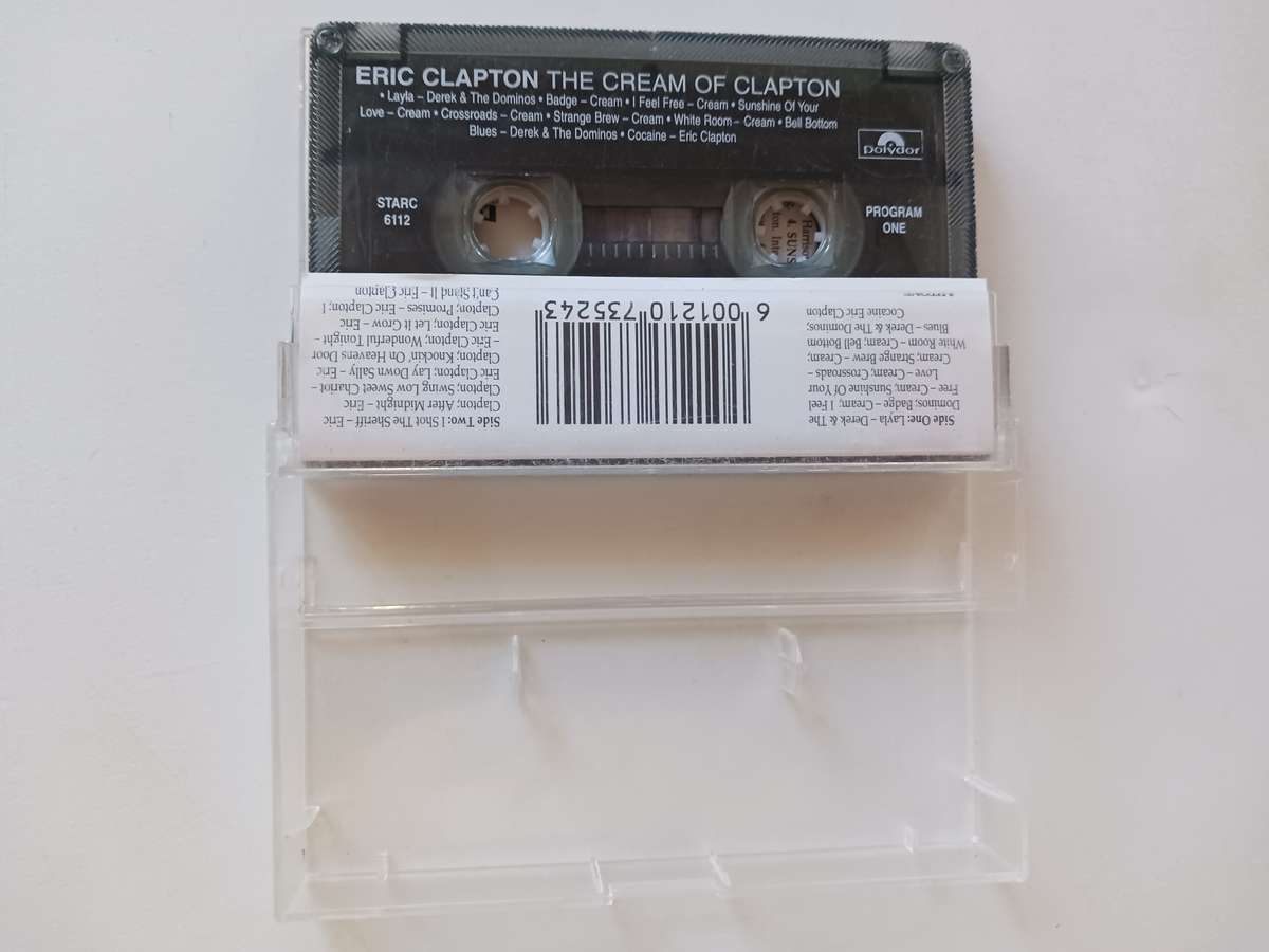 Eric Clapton - The Cream of Clapton  ( Scarce 1994 SA released Music Cassette )