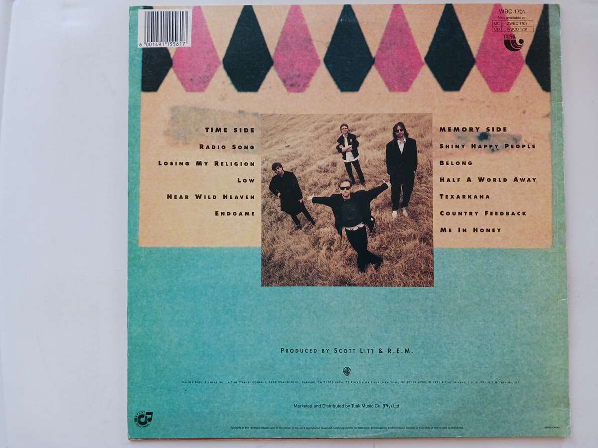 R.E.M.  - Out Of Time  ( scarce 1991 SA released LP )