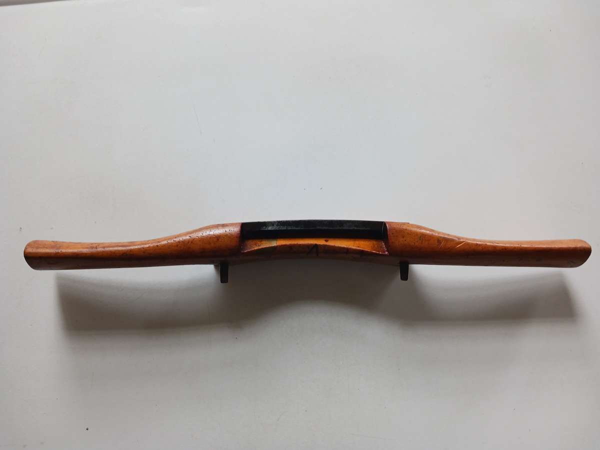 Vintage Wooden Spoke Shave Plane ( makers name on handle )