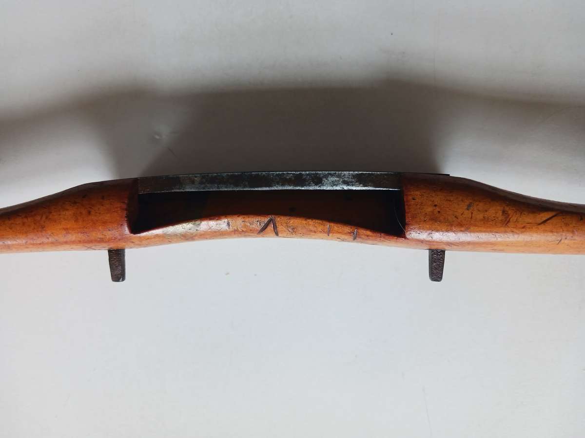 Vintage Wooden Spoke Shave Plane ( makers name on handle )
