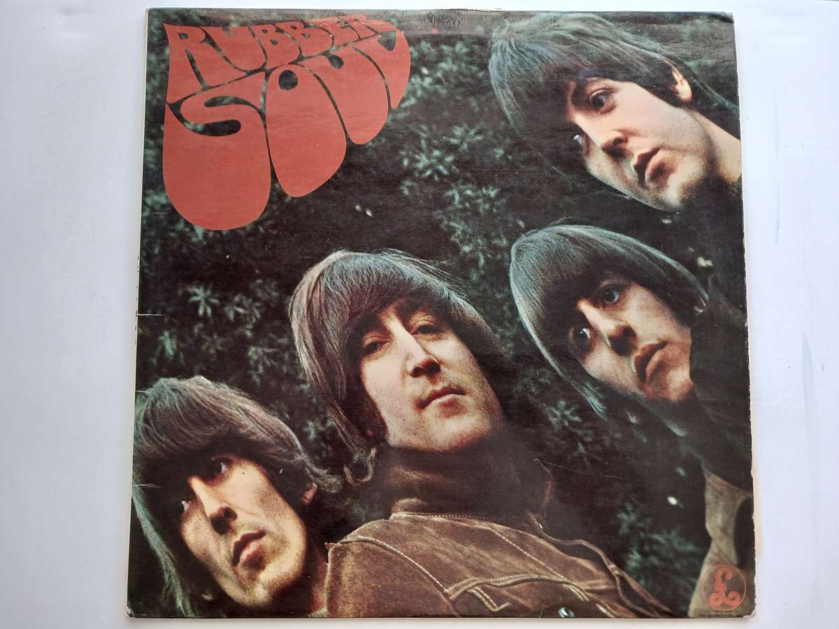 The Beatles - Rubber Soul  ( scares 1965 UK released LP VG+ / VG+ )