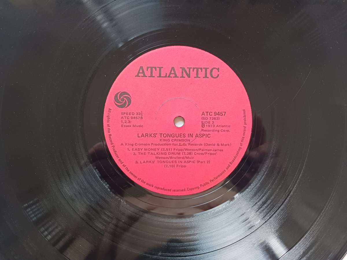 King Crimson - Larks' Tongues in Aspic  ( Scarce 1973 SA pressed LP )