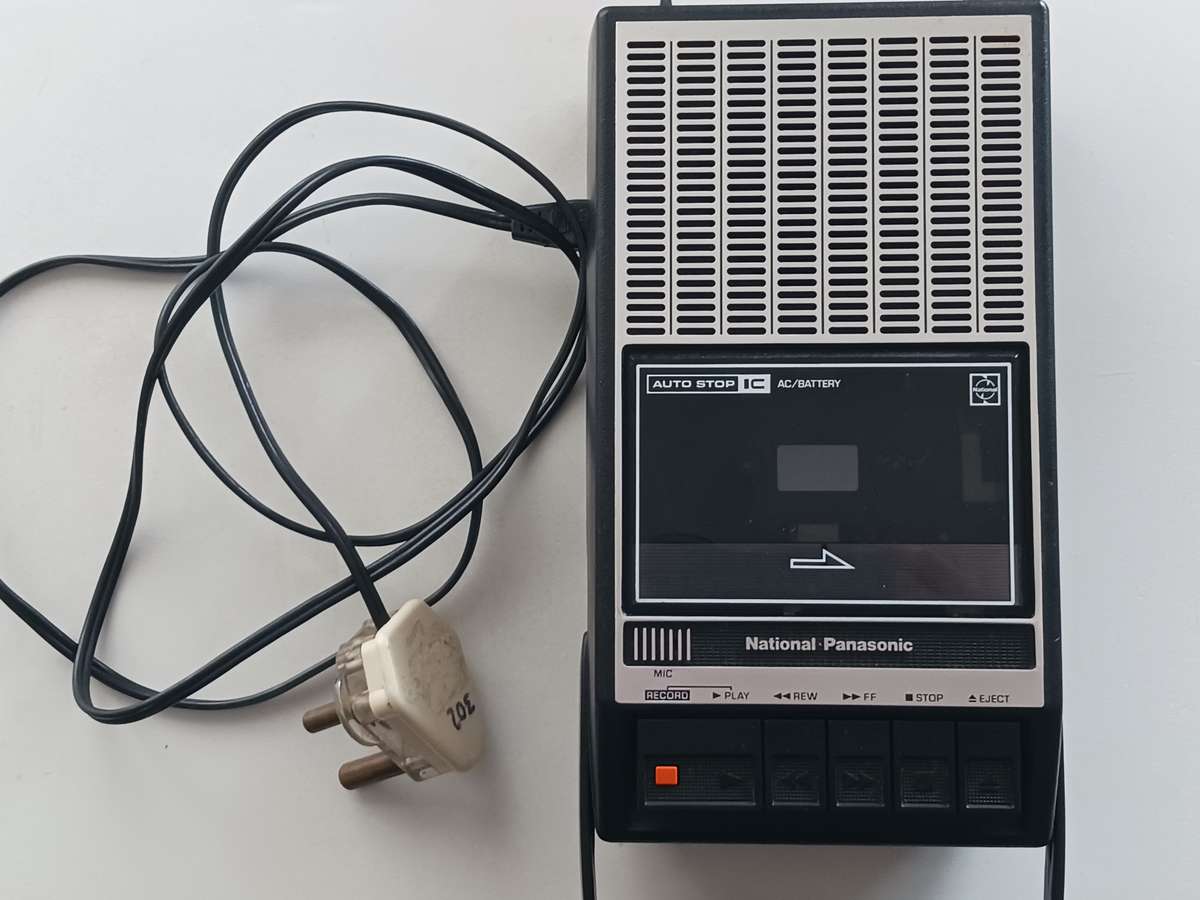 National Panasonic, Auto Stop - Portable Cassette Player/Recorder in EX condition