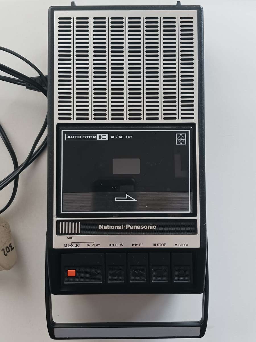 National Panasonic, Auto Stop - Portable Cassette Player/Recorder in EX condition