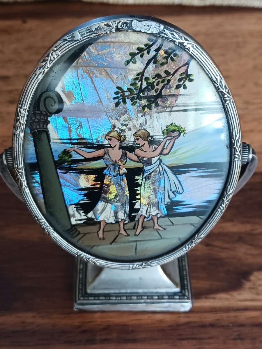 Antique Morpho Butterfly Art - Made in England