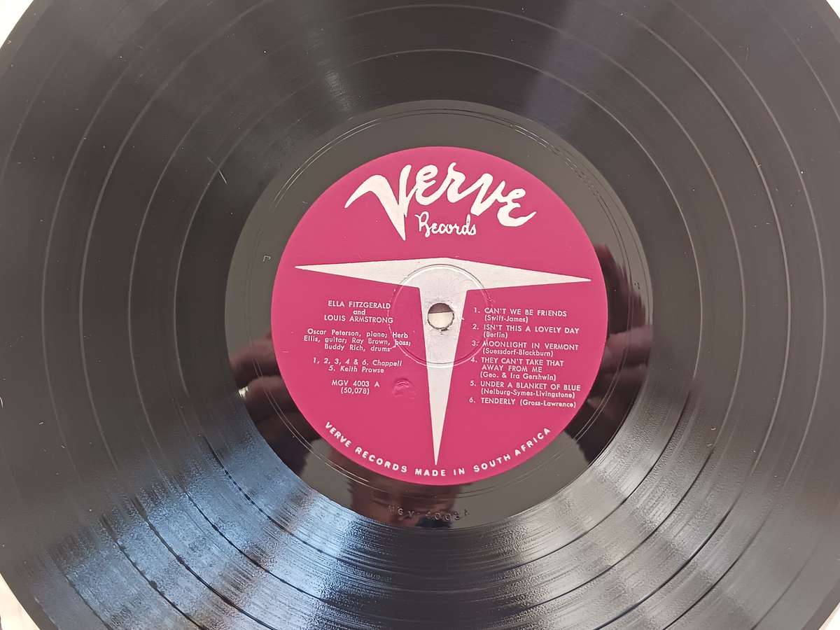 Ella Fitzgerald And Louis Armstrong - Ella And Louis  ( Rare 1956 SA released LP )