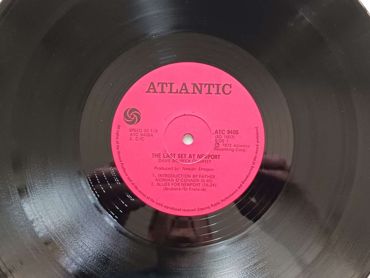 The Dave Brubeck Quartet - The Last Set At Newport ( Rare 1972 SA released LP  NM )