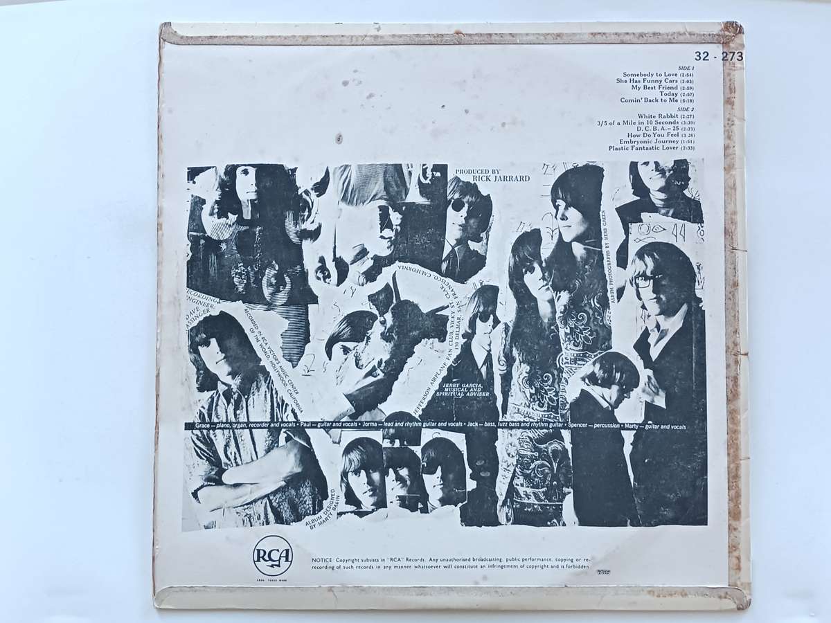 Jefferson Airplane - Surrealistic Pillow  ( Rare 1967 SA released LP )