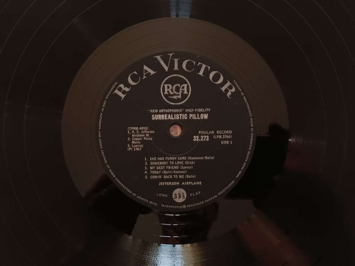 Jefferson Airplane - Surrealistic Pillow  ( Rare 1967 SA released LP )