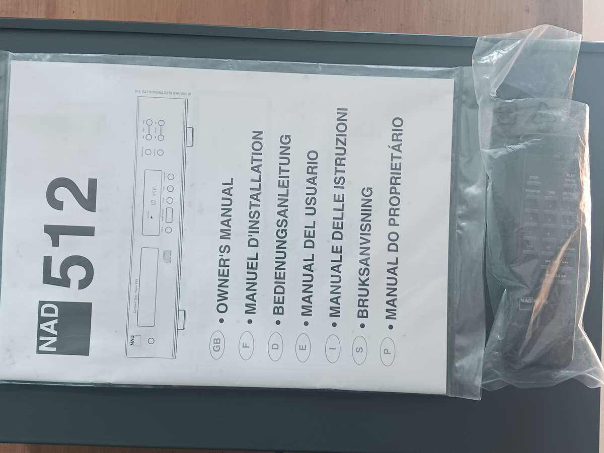 Nad CD Player Model 512, with remote and owners manual,all in excellent condition.