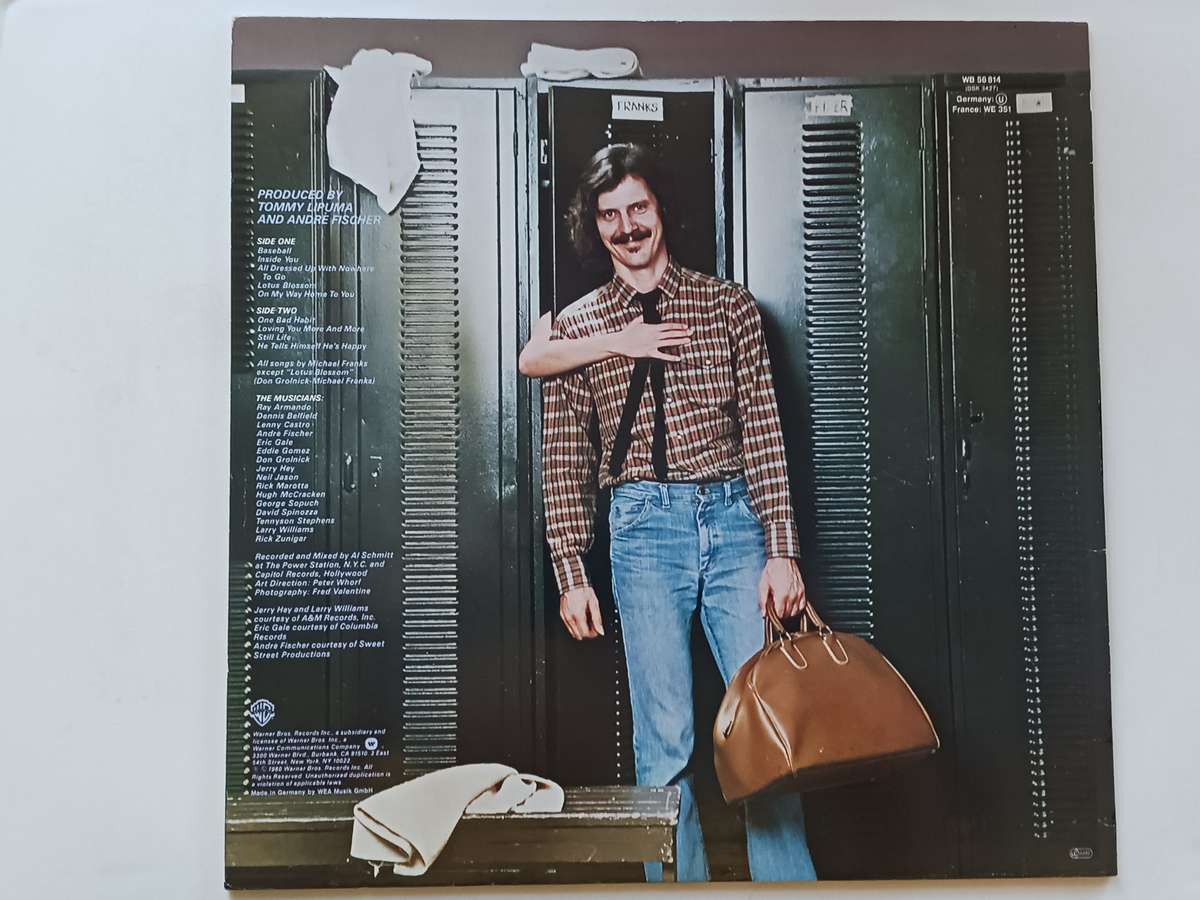 Michael Franks - One Bad Habit  ( Pressed 1980 in Europe, LP )