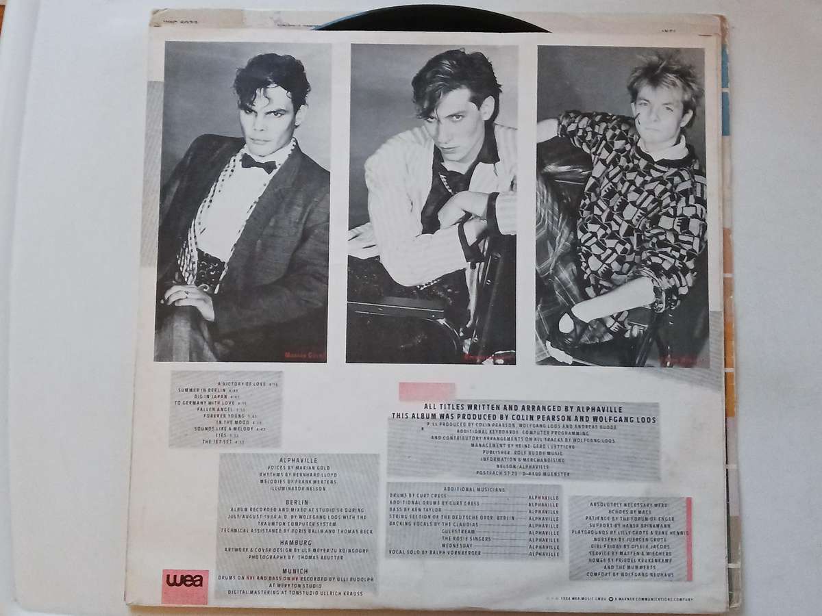 Alphaville - Forever young  ( 1984 SA released LP )