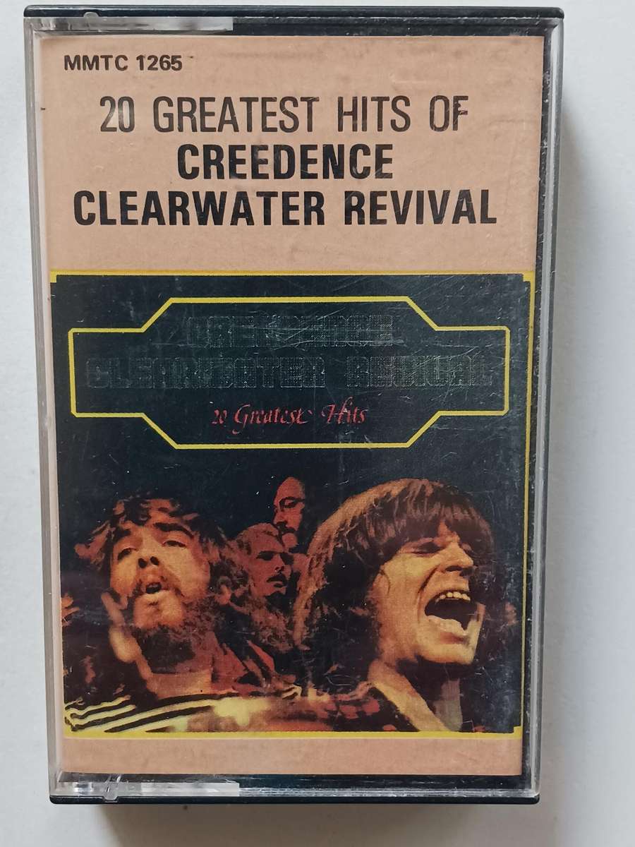 20 Greatest Hits of Creedence Clearwater Revival - ( Scarce 1985 SA released Music cassette )