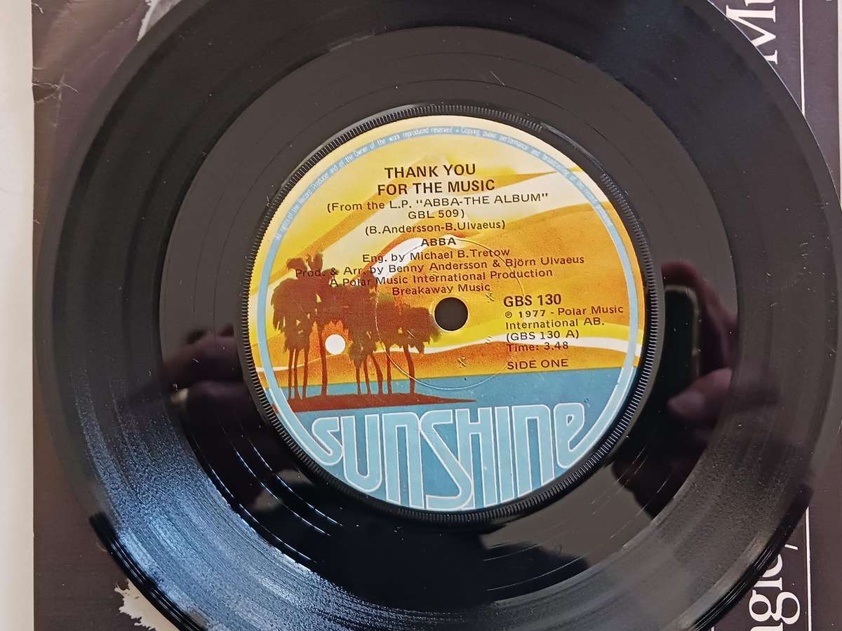 Abba - Thank You for the Music / Eagle  ( 1978 SA released 7" single vinyl )
