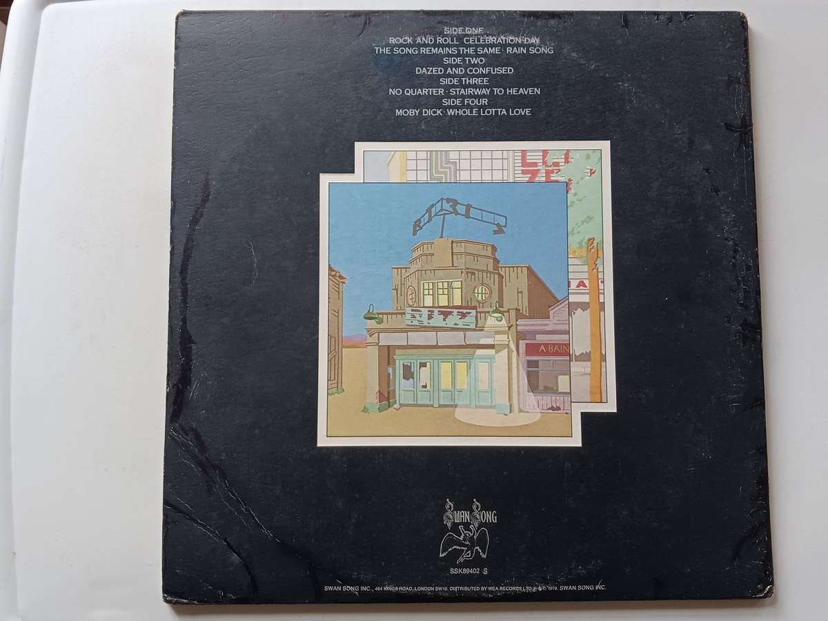 Led Zeppelin - The Soundtrack from the Film the Song Remains the Same ( 1976 UK released LP )